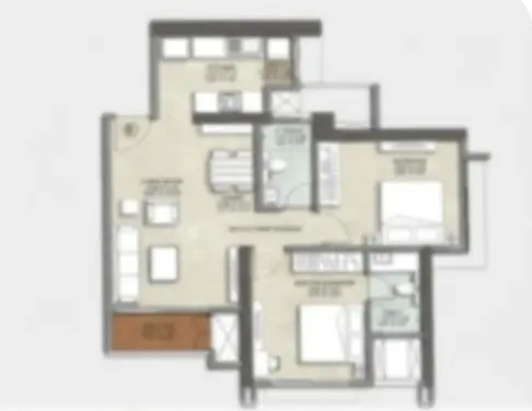 3 BHK Type A Floor Plan